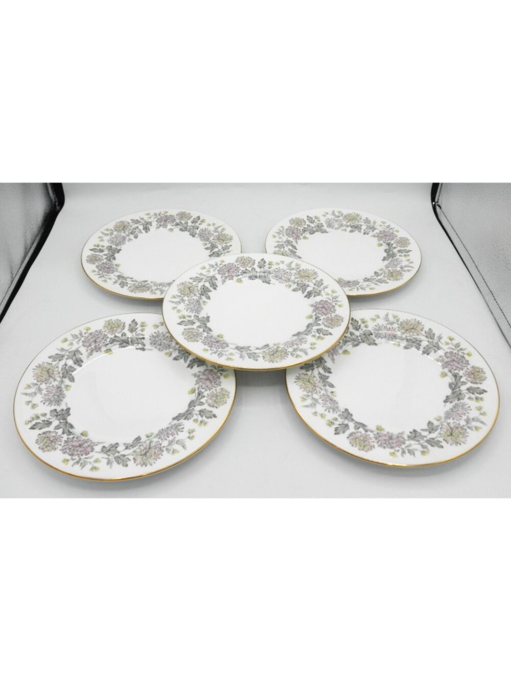 Chrysanthemum by Paragon Fine Bone China Salad Plates Set of 5